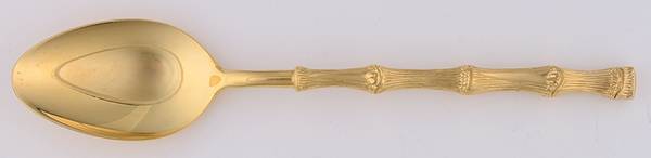 Gold Jade (Gold Electroplate) Place/Oval Soup Spoon
