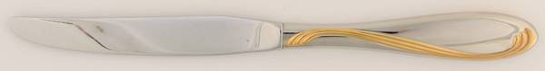 Golden Camber (Stainless, Gold Accent) Modern Hollow Knife