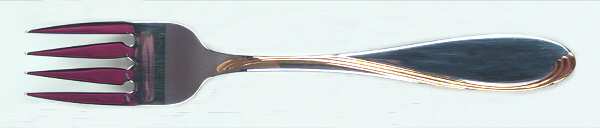 Golden Camber (Stainless, Gold Accent) Individual Salad Fork