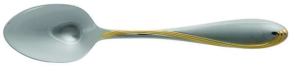 Golden Camber (Stainless, Gold Accent) Teaspoon