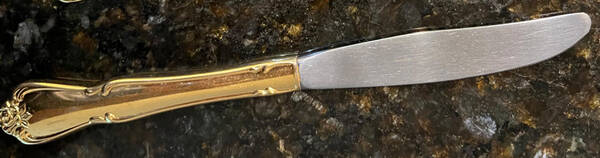 Golden Arbor Rose-True Rose Modern Hollow Knife