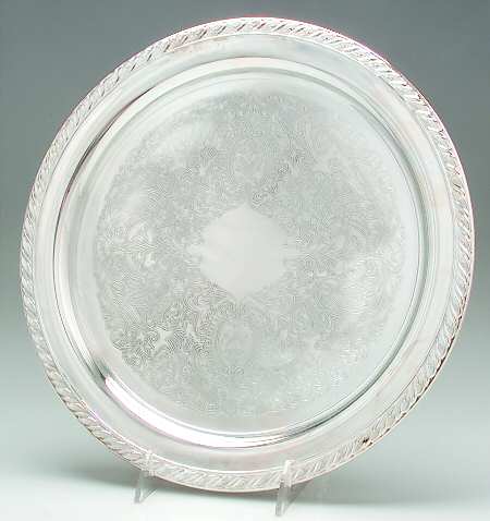 Maybrook (Silverplate Hollowware) 12" Round Tray