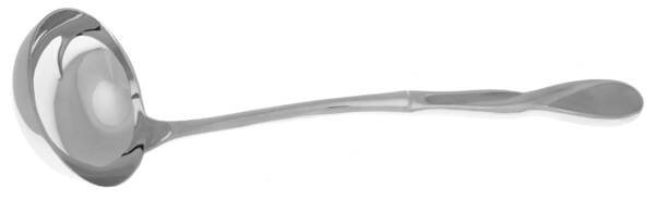 Satin Aquarius (Stainless) Soup Ladle with Stainless Bowl HC