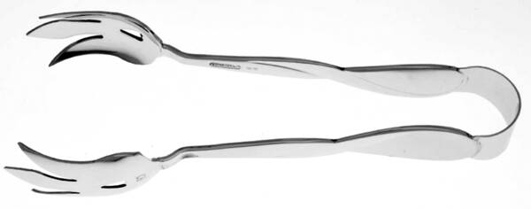 Satin Aquarius (Stainless) Solid Lettuce Tongs