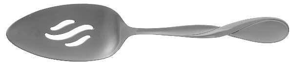 Satin Aquarius (Stainless) Pierced All Stainless Pie Server