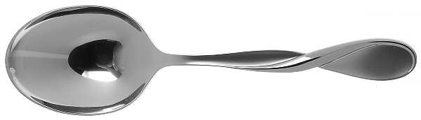 Satin Aquarius (Stainless) Solid Smooth Casserole Spoon