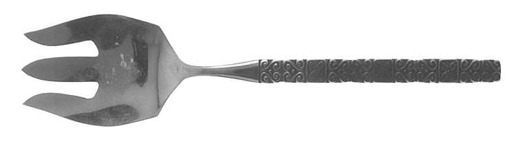 OXH97 (Stainless) Medium Solid Cold Meat Serving Fork