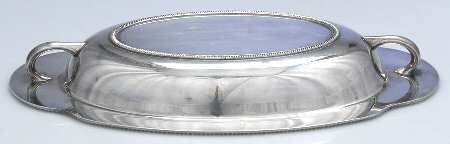 Haddon (Silverplate, Hollowware) Double Vegetable Bowl-Lid