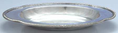 Haddon (Silverplate, Hollowware) Double Vegetable Bowl-No Lid