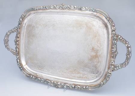 Venetian Scroll (Silverplate Hollowware) Silverplate Waiter Tray