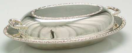 Berwick (Silverplate Hollowware) Double Vegetable Bowl