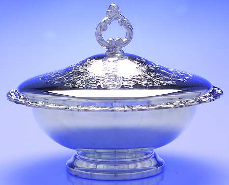 Sea Crest (Silverplate, Hollowware) Silverplate Round Covered Casserole