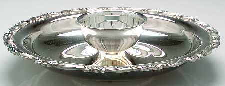 Sea Crest (Silverplate, Hollowware) Plated Chip & Dip No Plate