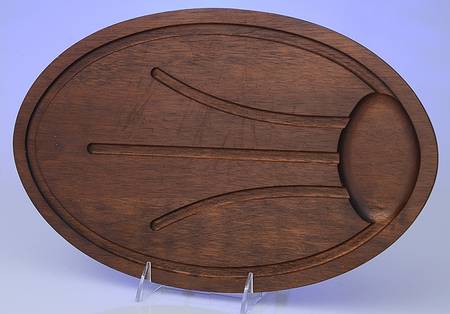 Sea Crest (Silverplate, Hollowware) Wood (Cutting Board) Insert Oval Platter