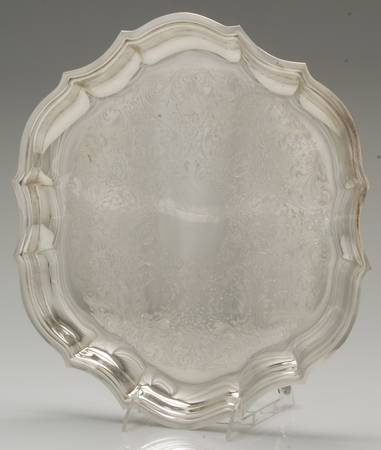 Chippendale (Silverplate Hollowware) 13" Round Tray