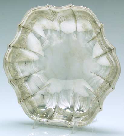 Chippendale (Silverplate Hollowware) Round Silverplate Vegetable Bowl