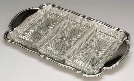 Chippendale (Silverplate Hollowware) 3 Part Relish