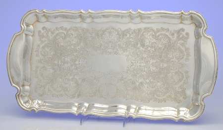 Chippendale (Silverplate Hollowware) Silverplate Cocktail Tray