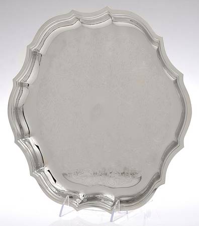 Chippendale (Silverplate Hollowware) 13" Round Tray
