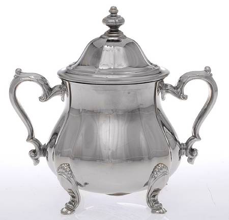 Chippendale (Silverplate Hollowware) Sugar Bowl & Lid