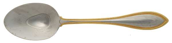 Golden Arbor (Stainless, Gold Accent) Place/Oval Soup Spoon