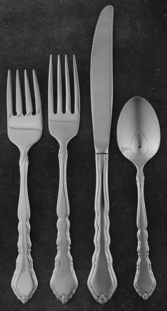 Royal Chippendale (Stainless) 4 Piece Place Setting