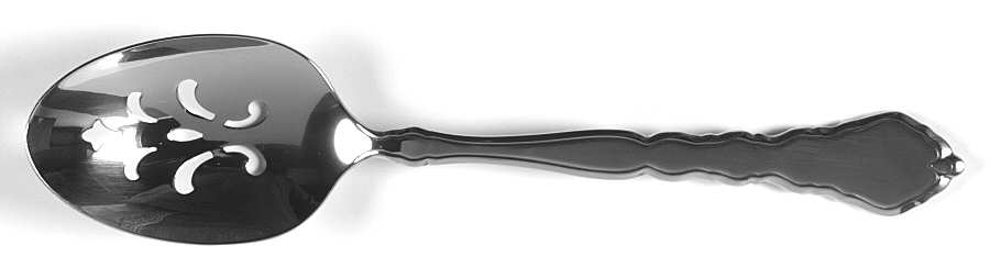 Royal Chippendale (Stainless) Pierced Tablespoon (Serving Spoon)