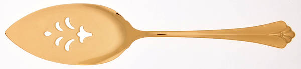 Golden Royal Flute (Gold Electroplate) Pierced All Stainless Pie Server