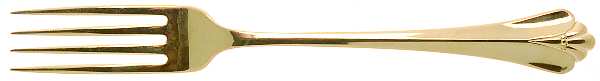 Golden Royal Flute (Gold Electroplate) Fork