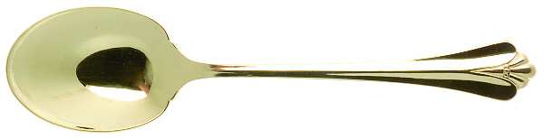 Golden Royal Flute (Gold Electroplate) Sugar Spoon