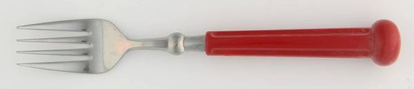 Fashion Wear-Red (Stainless) Individual Salad Fork