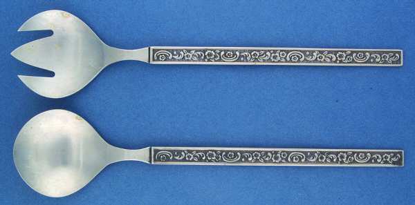 Mediterranea (Stainless, Hollowware) Solid Oversized Serving Salad Set