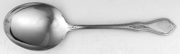 Morning Blossom (Stainless) Solid Smooth Casserole Spoon