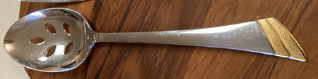 Golden Stanza Pierced Tablespoon (Serving Spoon)