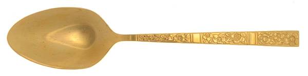 Golden Venetian Garden (Gold Electroplate) Tablespoon (Serving Spoon)
