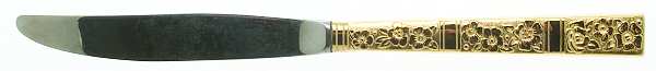 Golden Venetian Garden (Gold Electroplate) Modern Hollow Knife