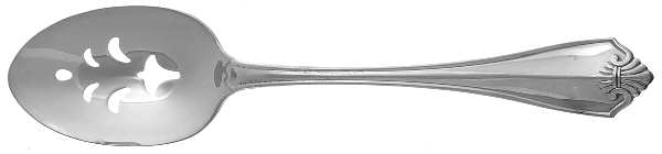 King James (Silverplate, 1985) Pierced Tablespoon (Serving Spoon)