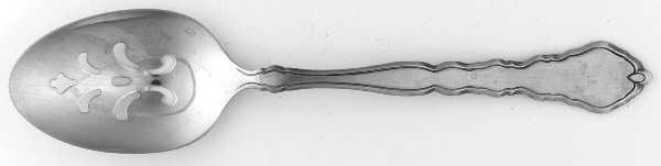 Satinique (Stainless, Canada) Pierced Tablespoon (Serving Spoon)