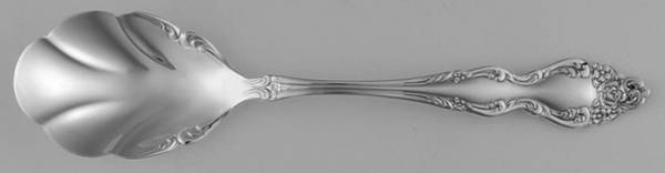 Baroque Rose (Silverplate, 1967, USA) Sugar Shell Spoon