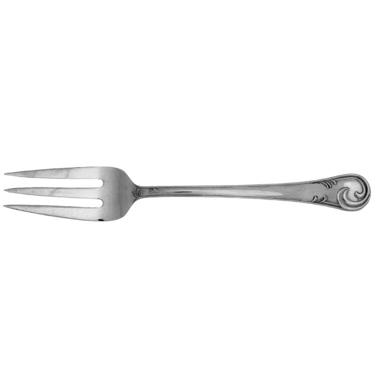 OXH107 (Stainless) Large Solid Cold Meat Serving Fork
