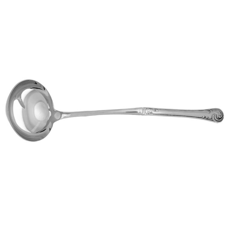 OXH107 (Stainless) Soup Ladle with Stainless Bowl HC
