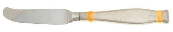 Satin Golden Kensington (Stainless) Butter Spreader Hollow Hdl-Paddle/Stainless Blade