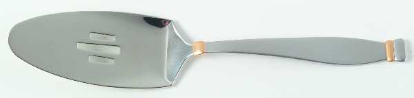 Satin Golden Kensington (Stainless) Pierced All Stainless Pie Server