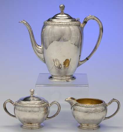 Woodcliff (Silverplate, Hollowware) (3 Pc) Coffee Set (PCP,PCR,PSU)