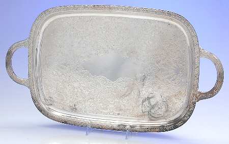 Woodcliff (Silverplate, Hollowware) 16" Waiter Tray