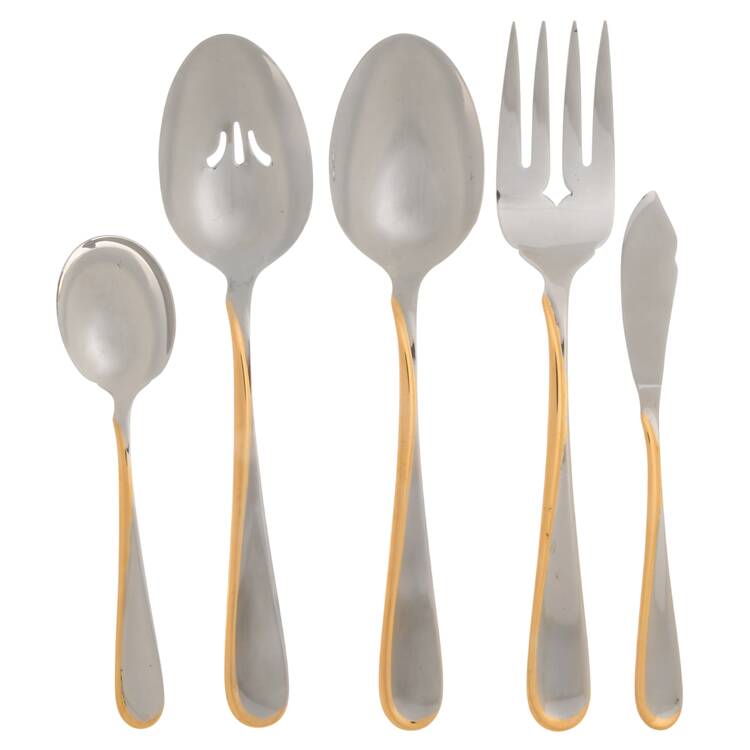 Golden Flight-Reliance  (Stainless) 5 Piece Hostess Set