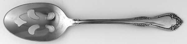 Mansfield-Frosted Pierced Tablespoon (Serving Spoon)