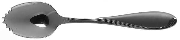 Satin Camber (Stainless) Fruit/Orange Spoon Individual, Serrated Bowl HC