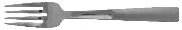 Satin Scoop (Stainless) Individual Salad Fork
