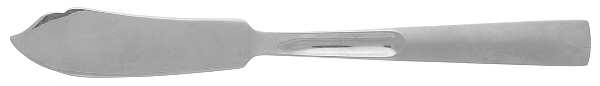 Satin Scoop (Stainless) Flat Handle Master Butter Knife